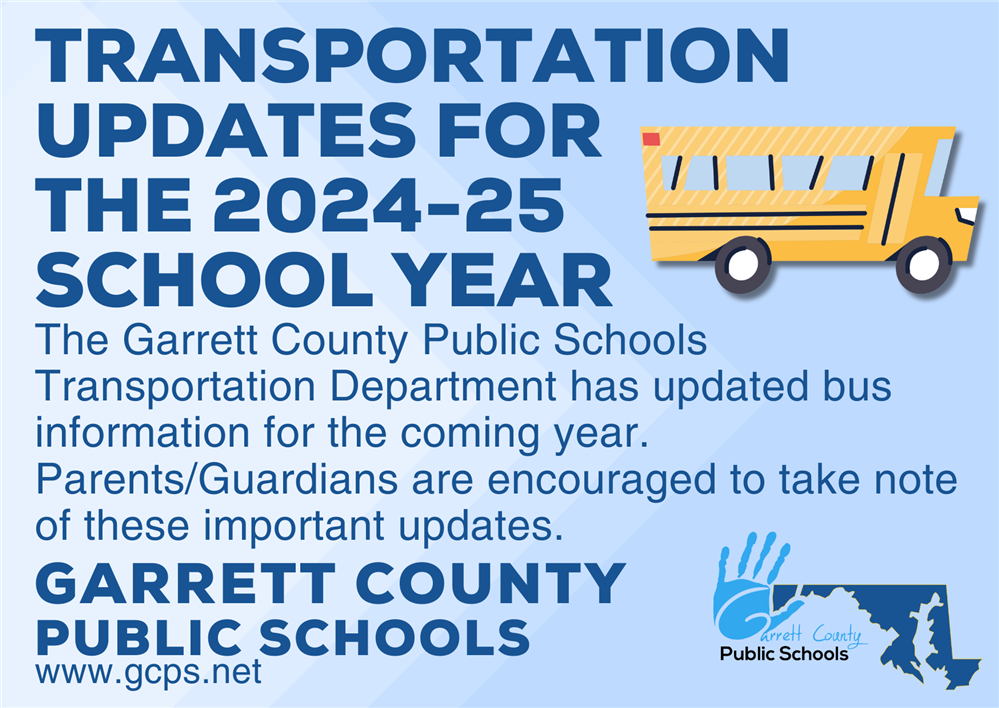 Infographic highlighting transportation updates for the 2024-25 school year as detailed in the story.